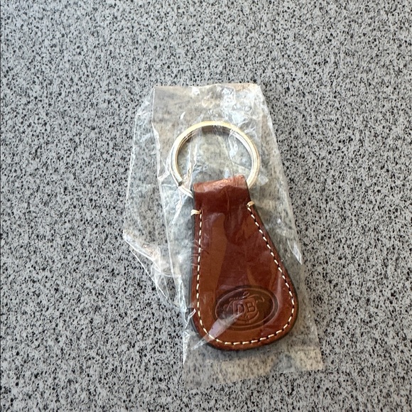 Dooney & Bourke Brown Leather Keychain - Picture 3 of 3